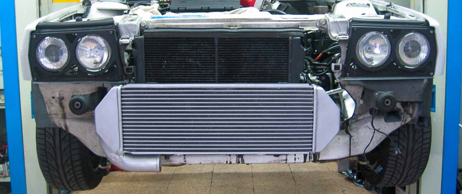 Elaborazione Lancia Delta Evoluzione - Intercooler Frontale